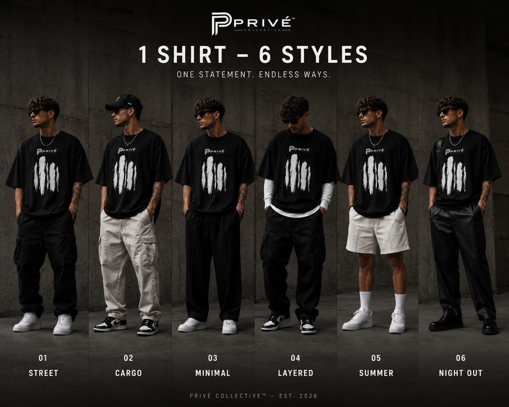 Painted – Premium Oversized T-Shirt – PRIVE COLLECTIVE