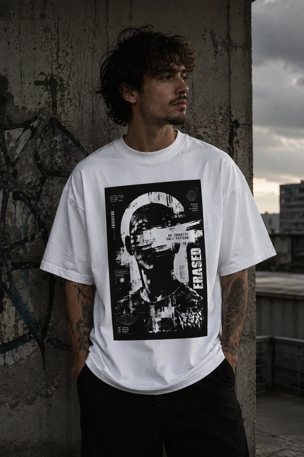 Oversized Membershirt Frased