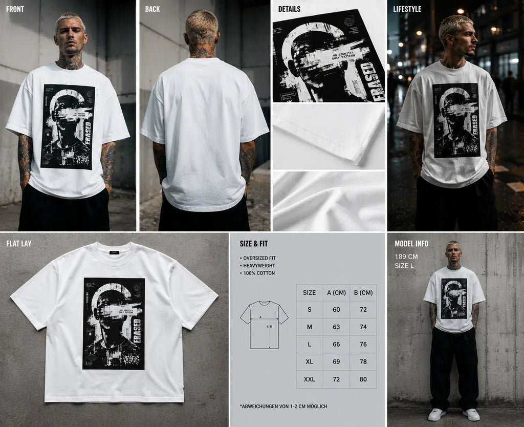 Oversized Membershirt Frased