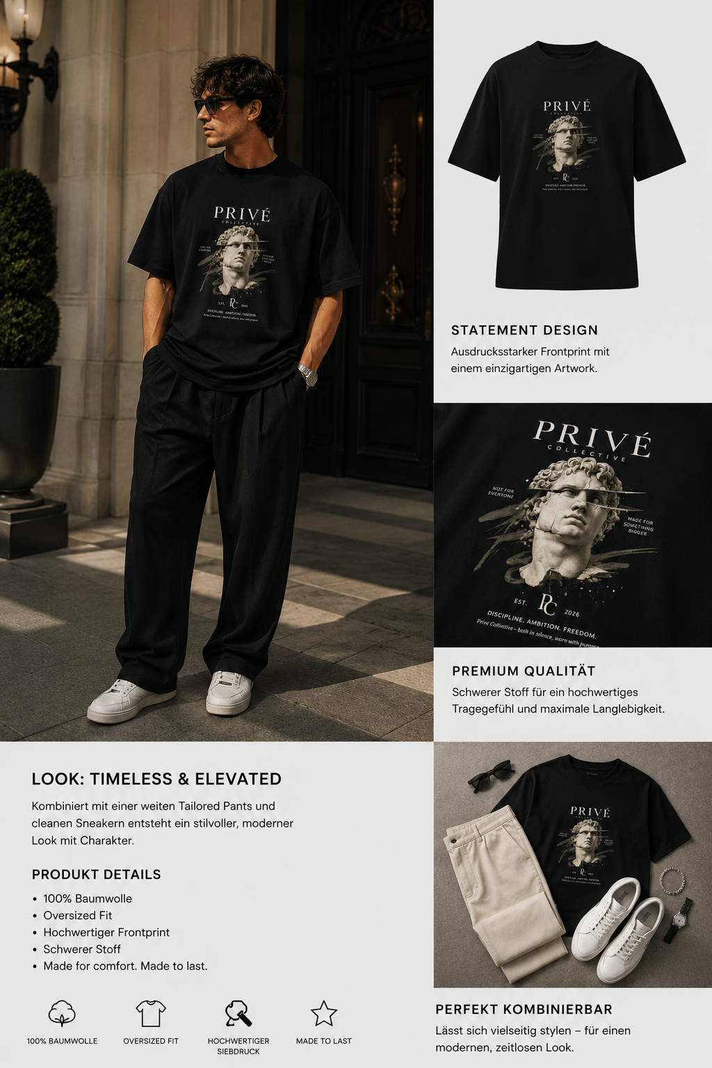 L'Élite - Oversized Premium T-Shirt