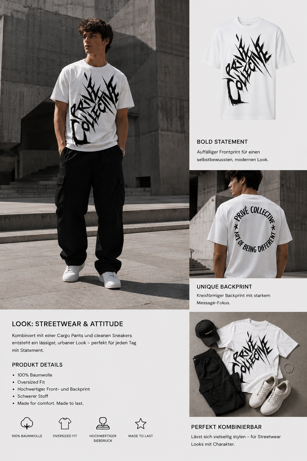 L'Art – Oversized Premium T-Shirt