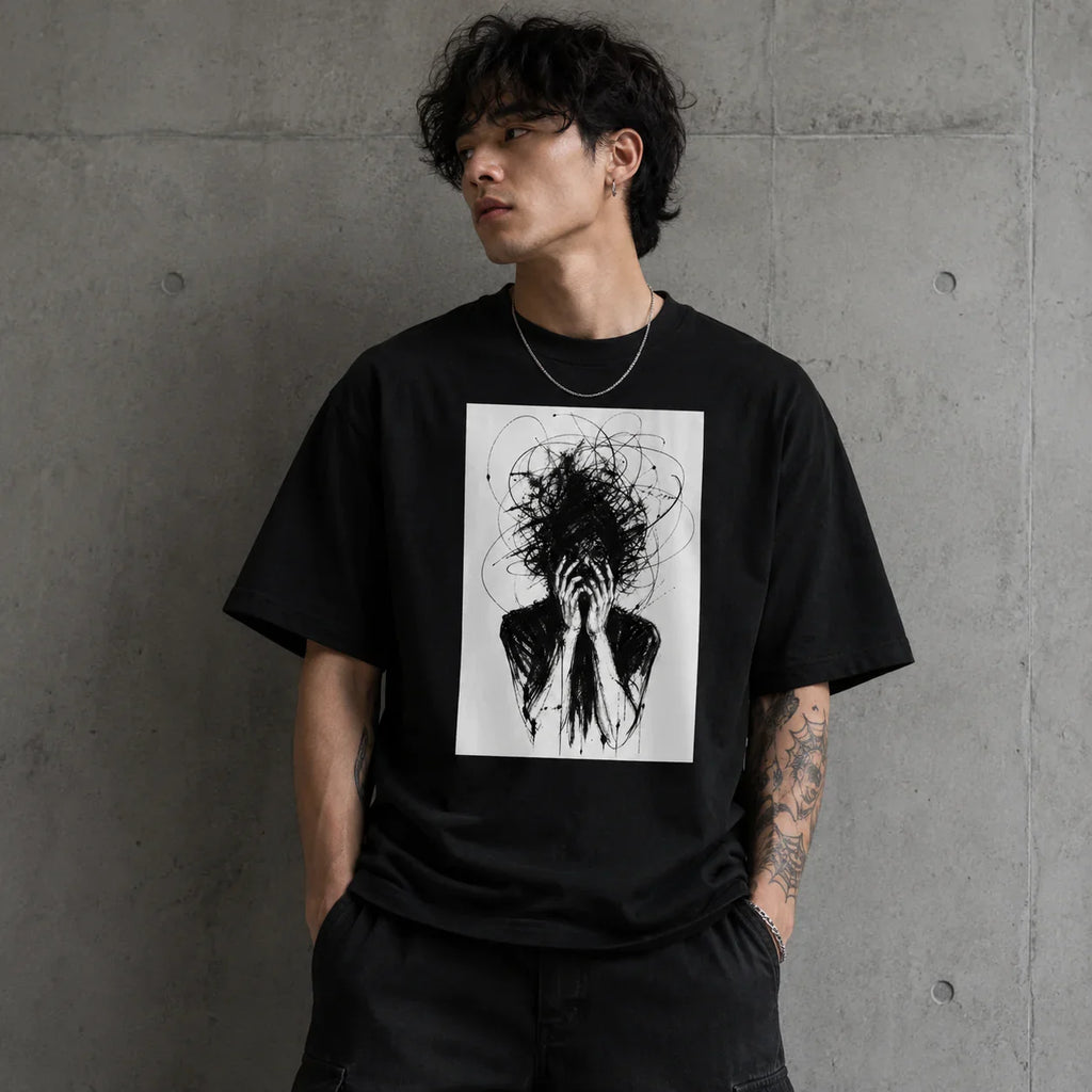 Oversized T-Shirt The Black one PRIVE COLLECTIVE