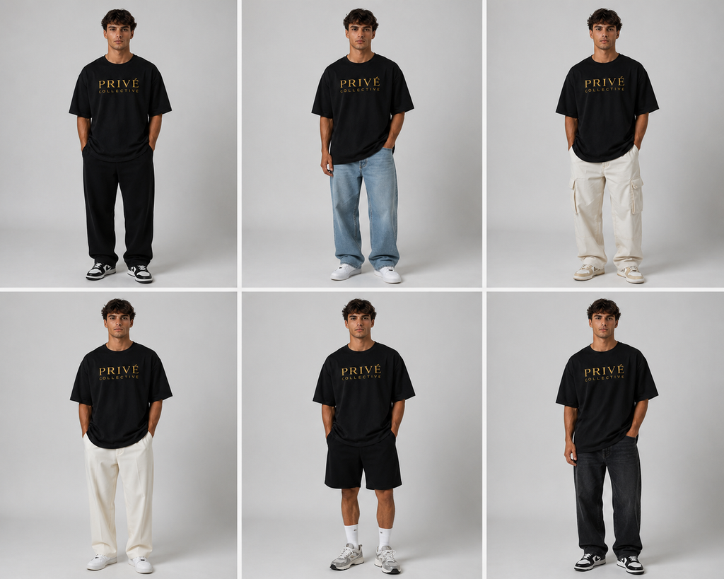 PRIVÉ BASIC – Premium Oversized T-Shirt