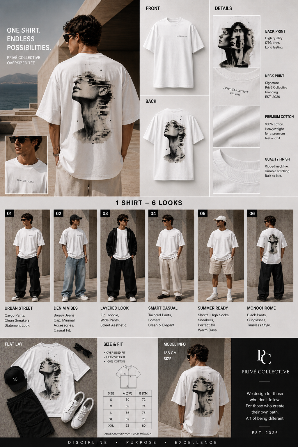 Métamorphose - Oversized Premium T-Shirt