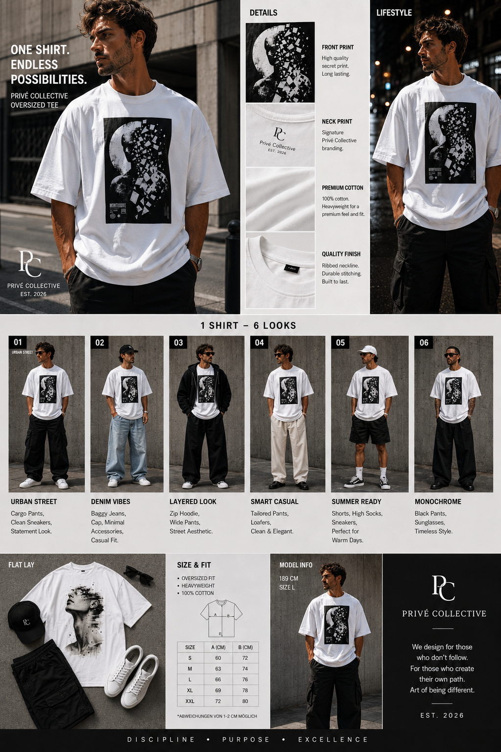 Disintegrate - Oversized Premium T-Shirt