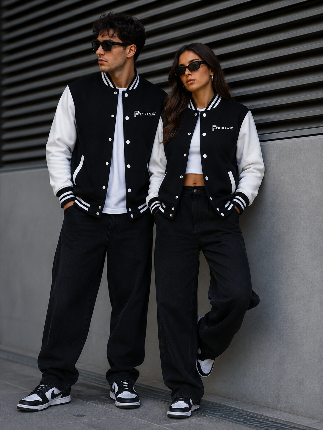 College Jacke - Premium College Unisex College Jacke