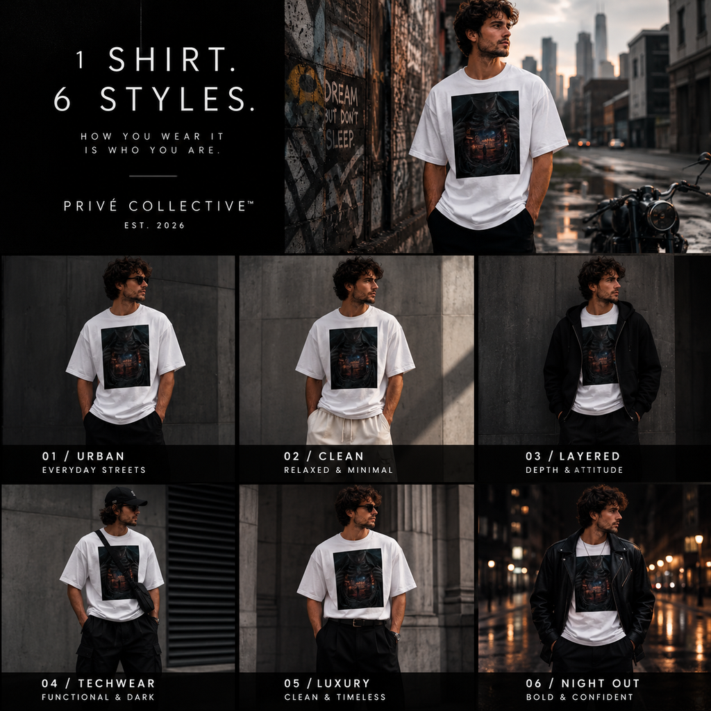 Le Monde Caché - Oversized Premium T-Shirt