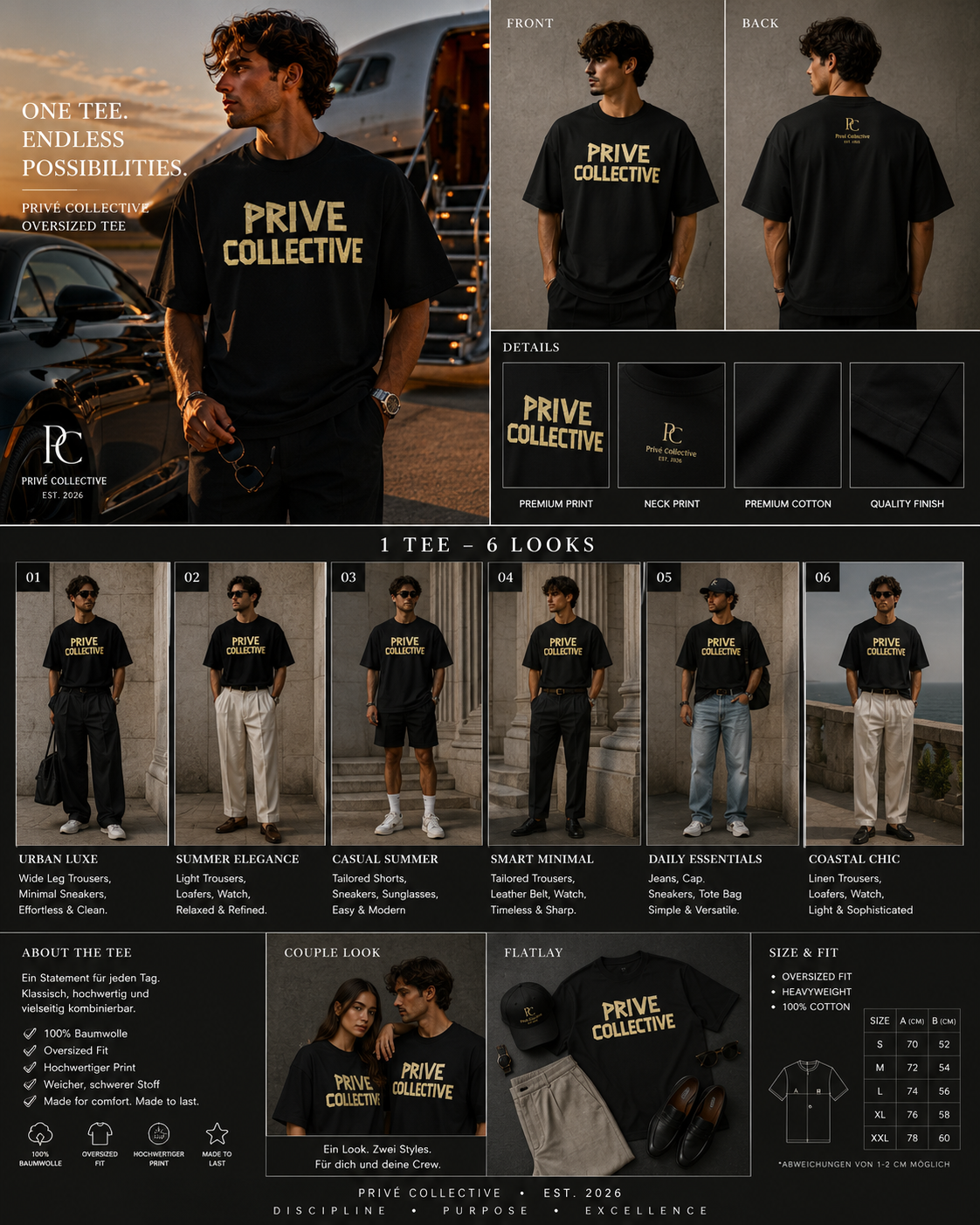 L'Élite - Oversized Premium T-Shirt