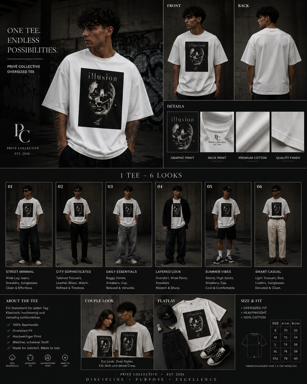 Les Apparences - Oversized Premium T-Shirt