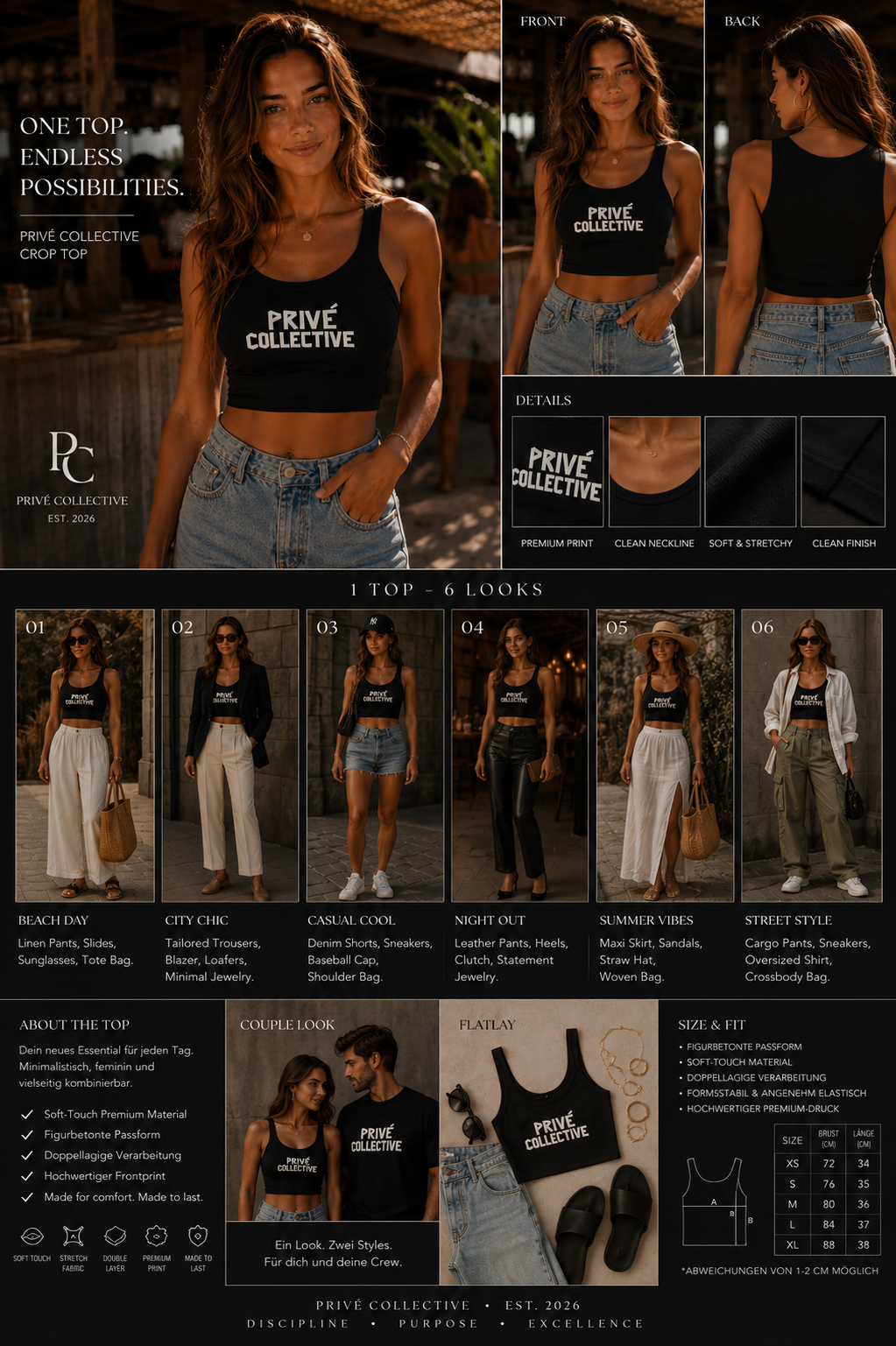 Le noir - Premium Top