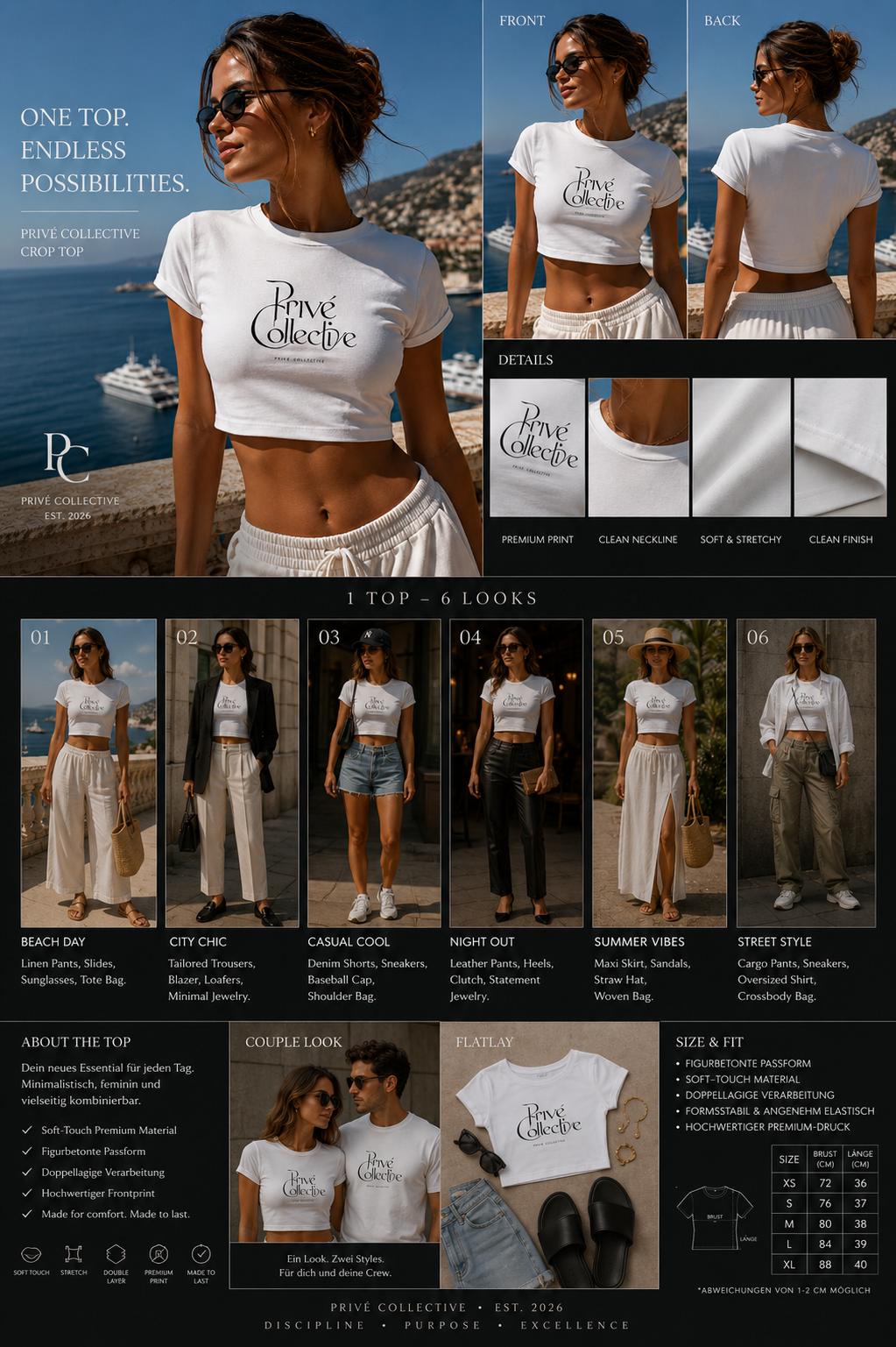 L'Élégance - Crop Top