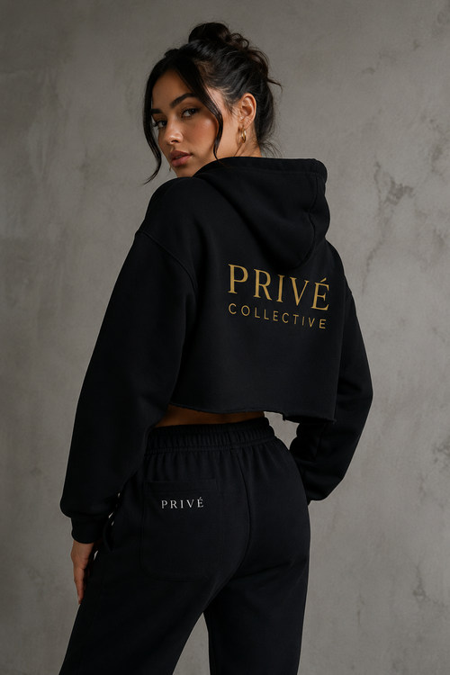 Belly - Premium Crop Hoodie Woman