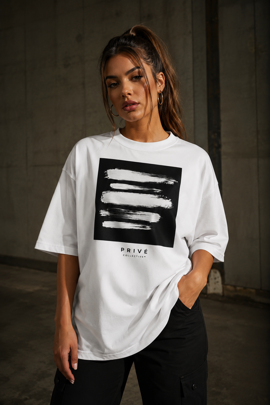Draw – Premium Oversized T-Shirt – PRIVE COLLECTIVE