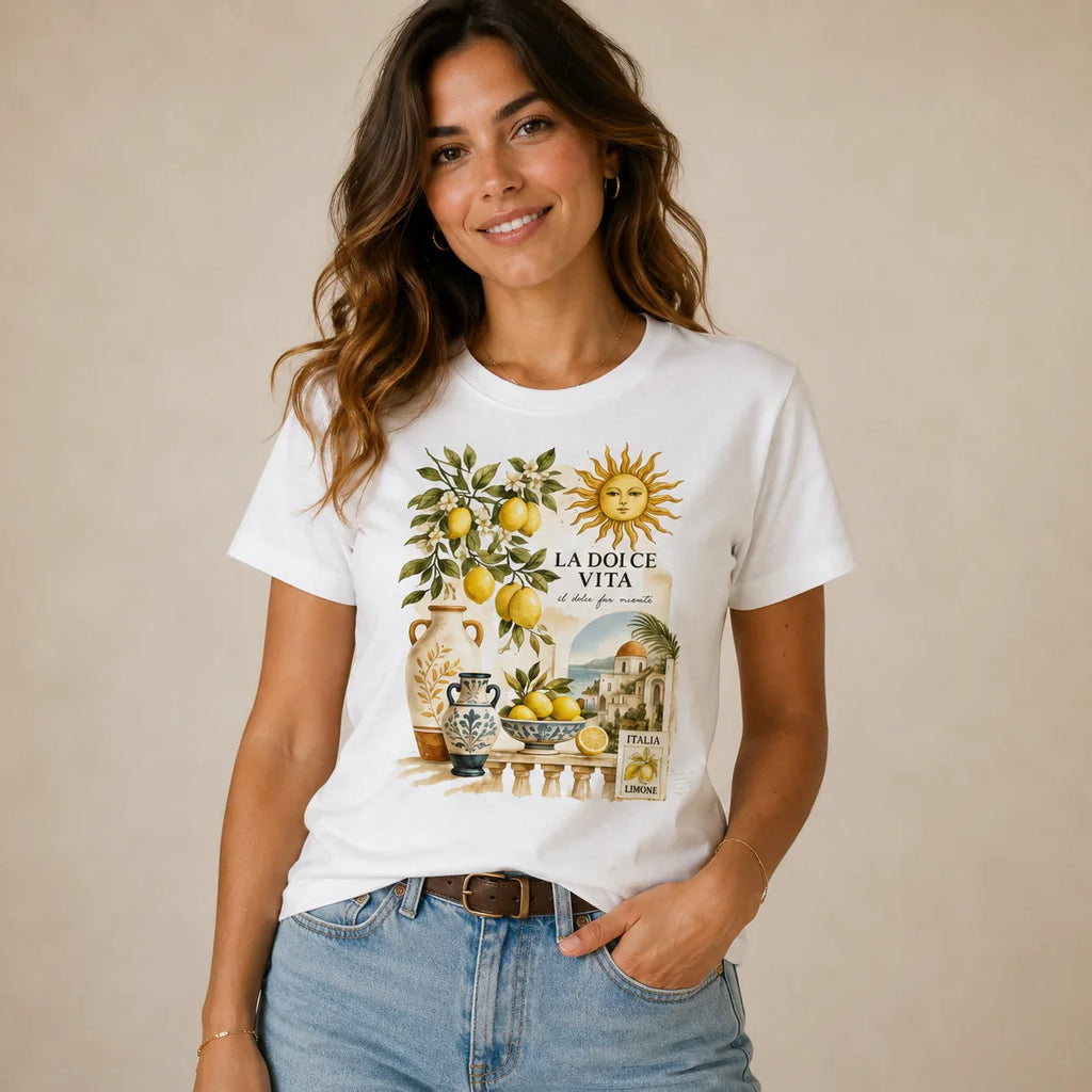 Women T-Shirt La Dolce Vita