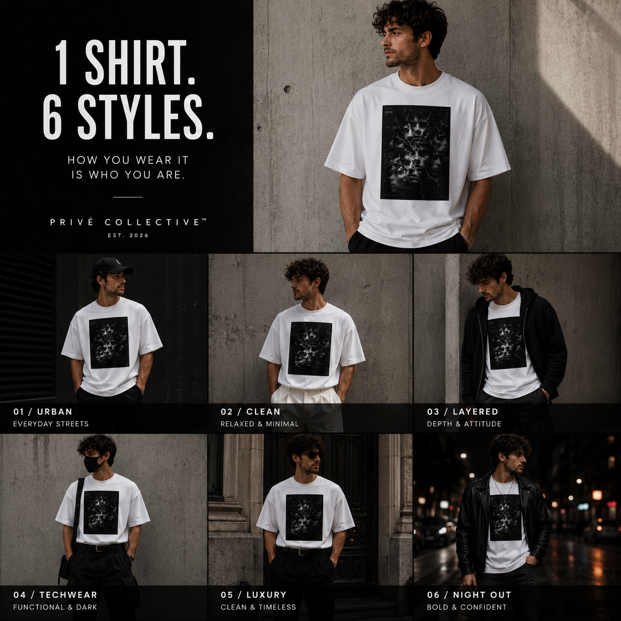 Éclats d’Âme - Oversized Premium T-Shirt