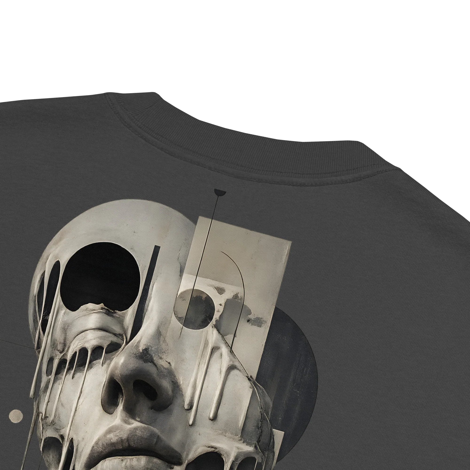 Oversized Faded Backprint T-Shirt- PRIVE COLLECTIVE
