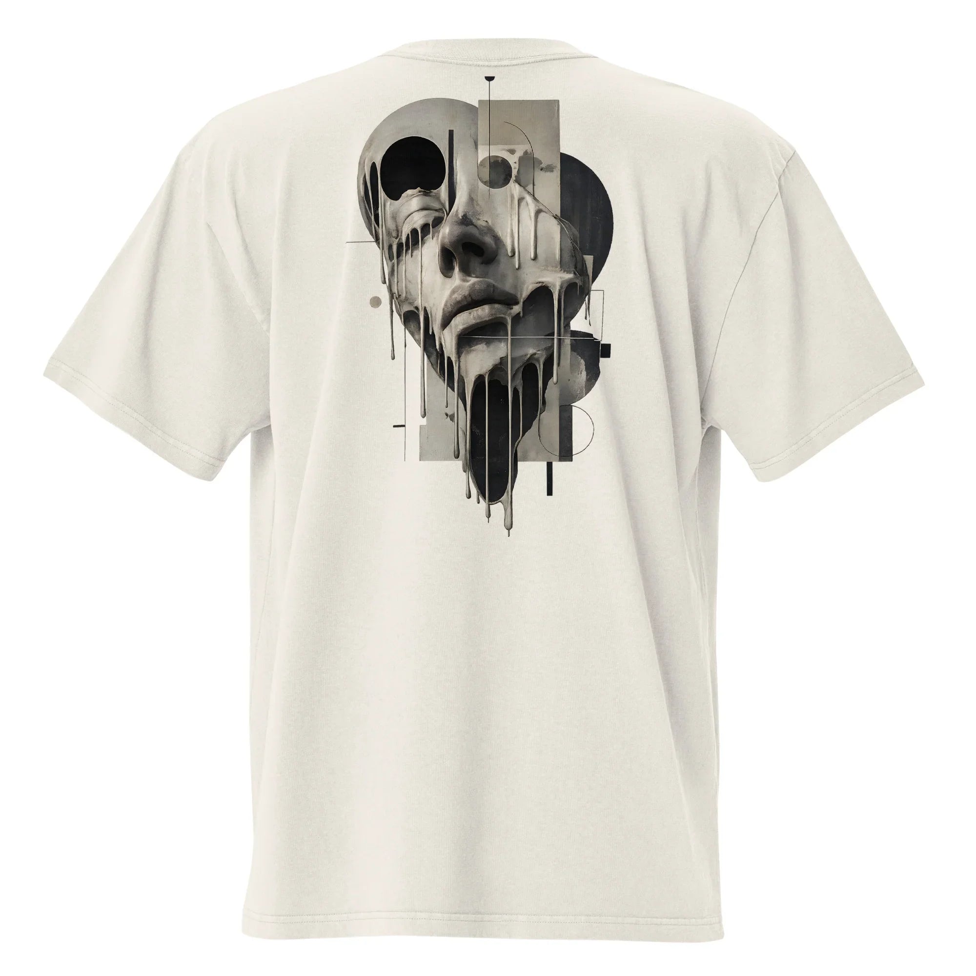 Oversized Faded Backprint T-Shirt- PRIVE COLLECTIVE