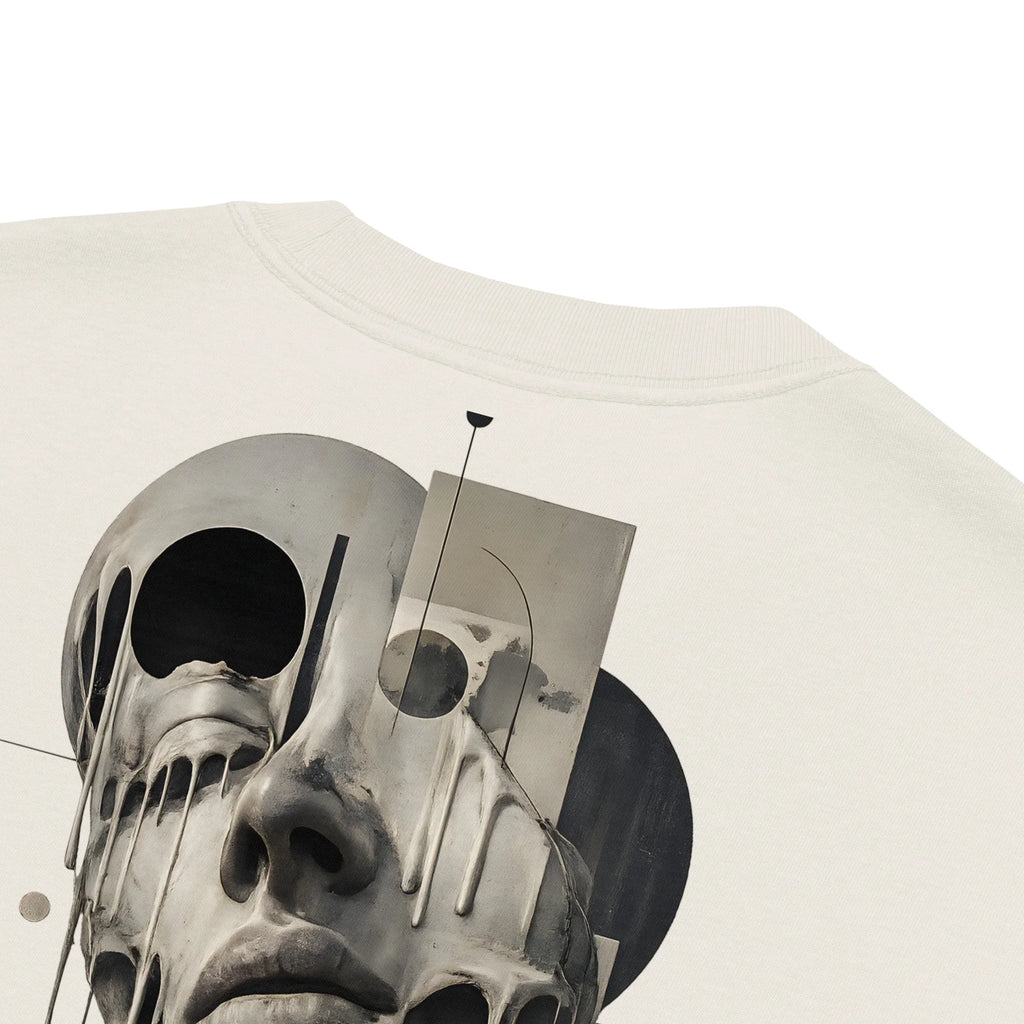 Oversized Faded Backprint T-Shirt- PRIVE COLLECTIVE