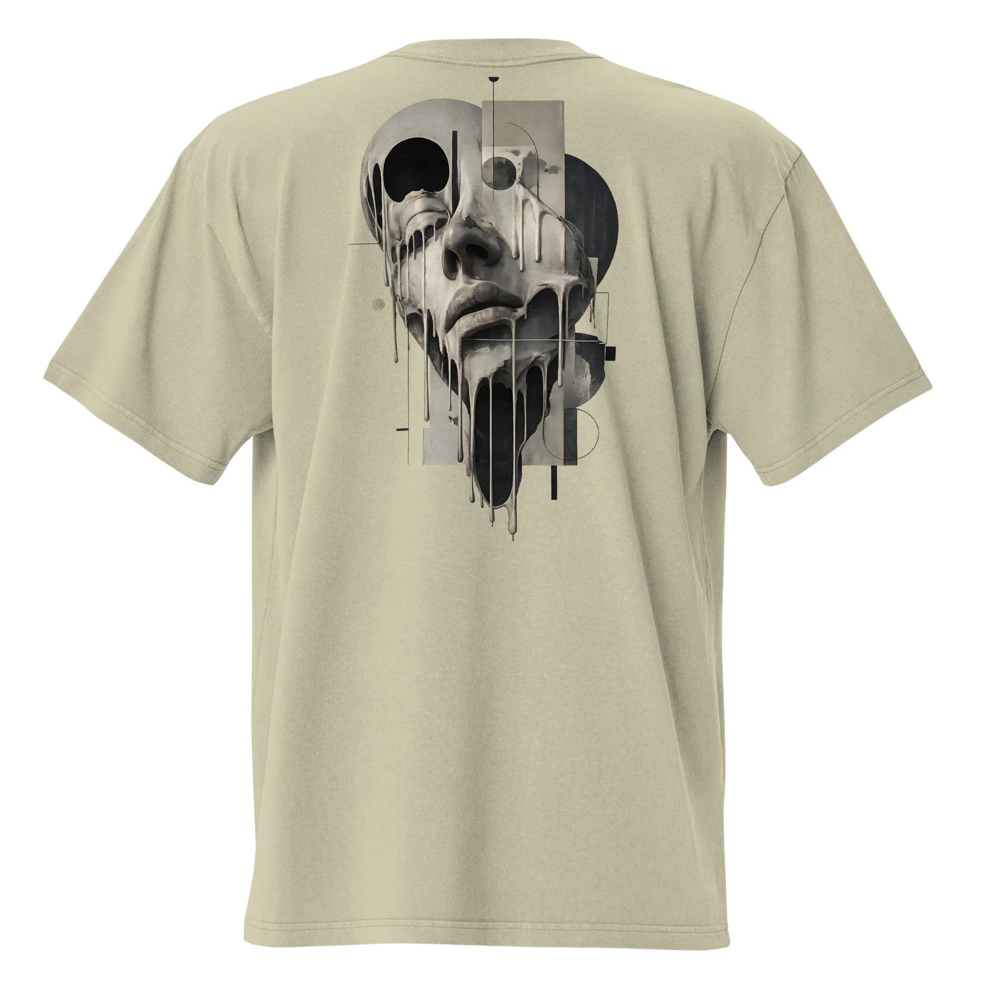 Oversized Faded Backprint T-Shirt- PRIVE COLLECTIVE