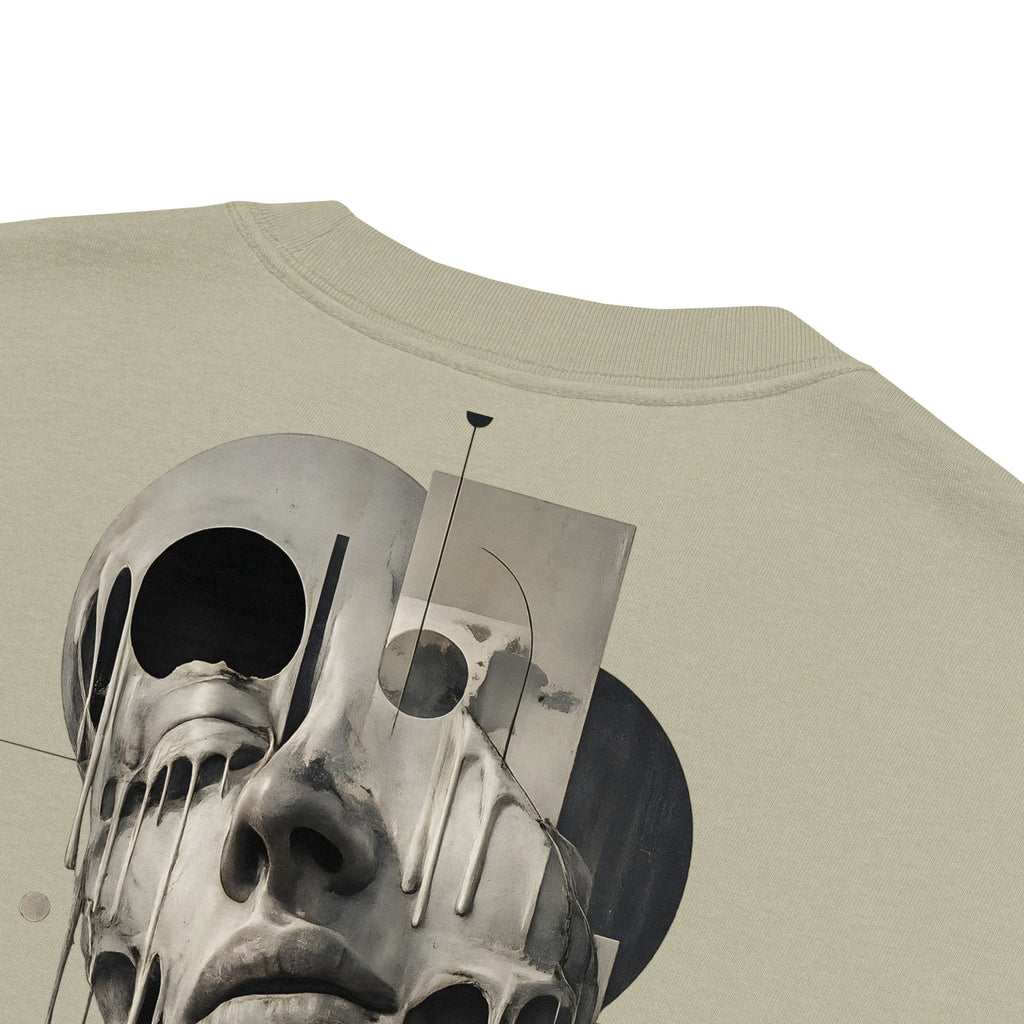 Oversized Faded Backprint T-Shirt- PRIVE COLLECTIVE