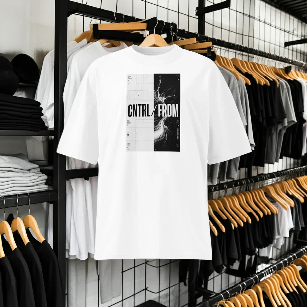 Oversized T-Shirt CNTRL PRIVE COLLECTIVE B&W EDITION