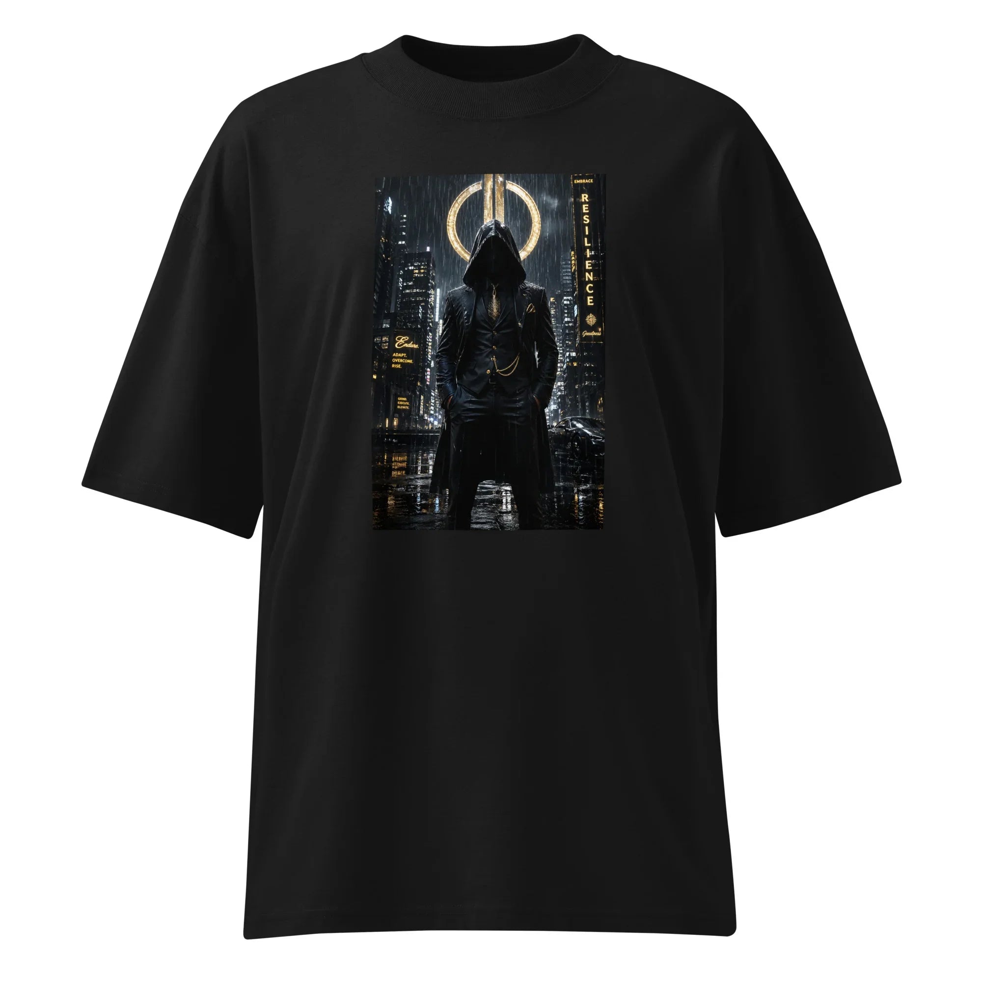 organic oversized high neck t-shirt Outlaw