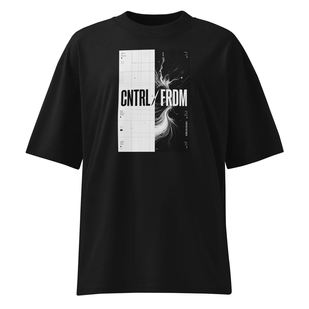 Oversized T-Shirt CNTRL PRIVE COLLECTIVE B&W EDITION