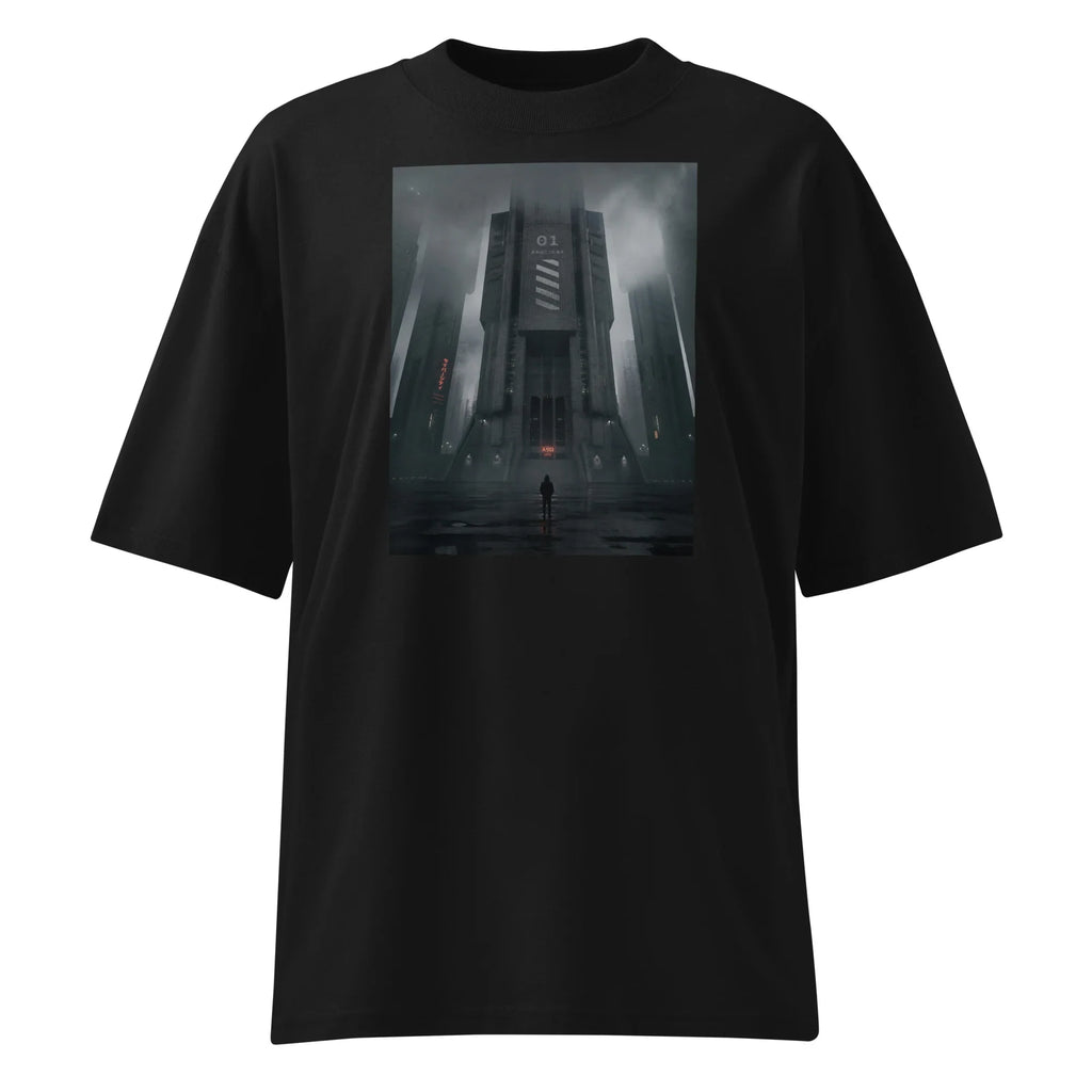 Oversized T-Shirt Tower Abstrakt