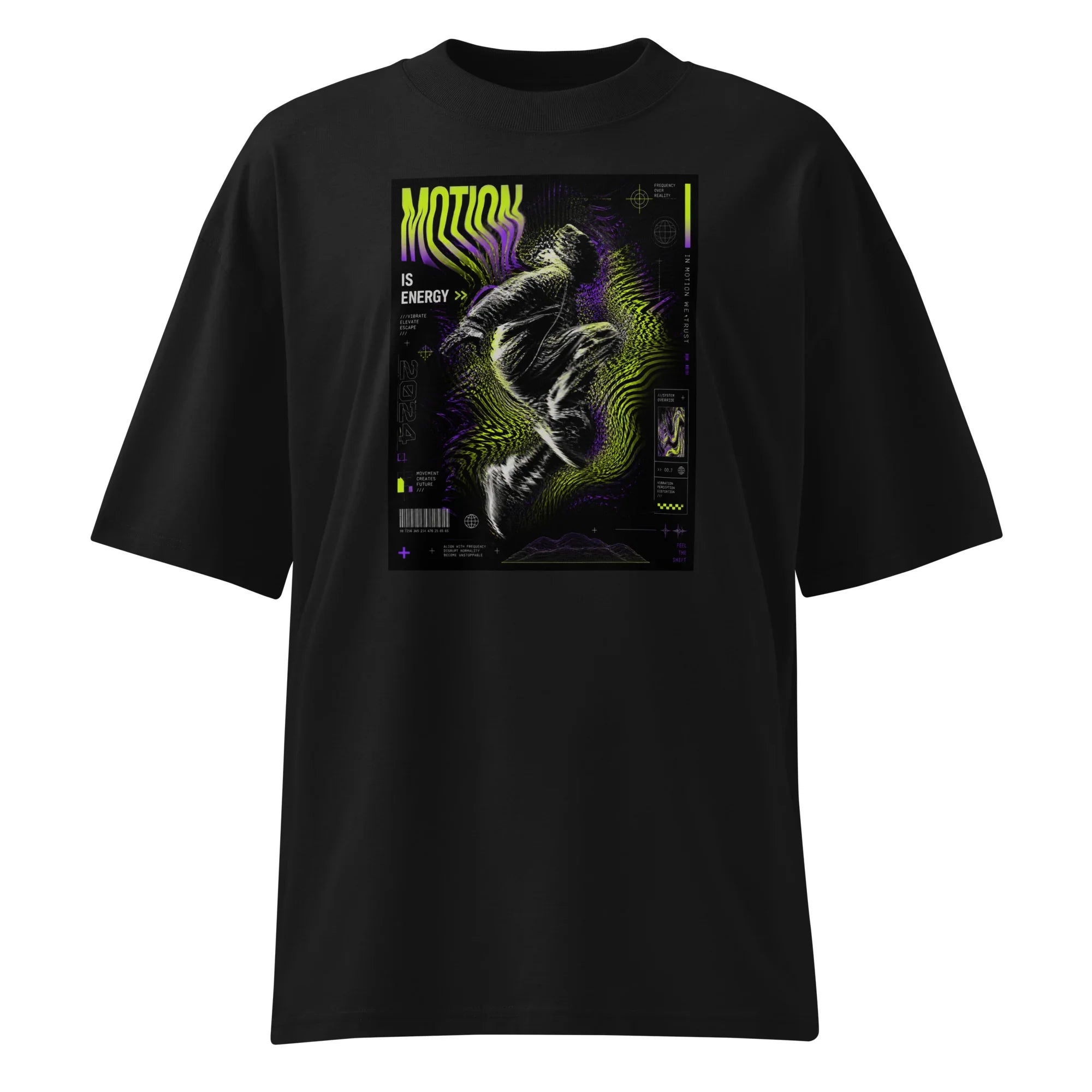 Oversized T-Shirt Motion Abstrakt