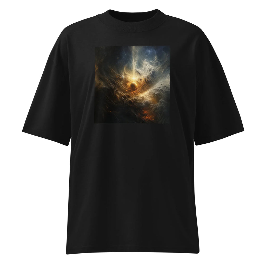 Oversized T-Shirt Earth Abstrakt