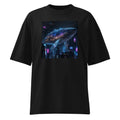 Oversized T-Shirt Whale Abstrakt