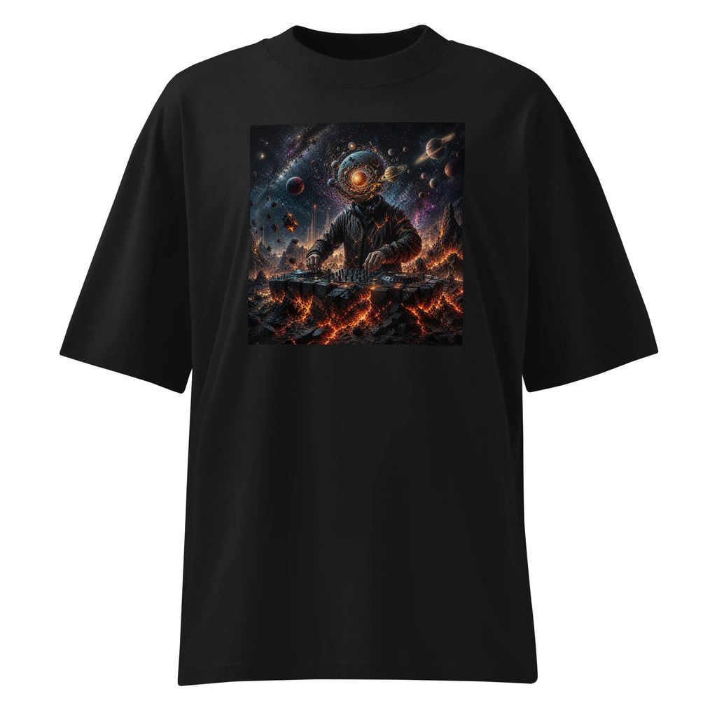 Oversized T-Shirt Space Dj Abstrakt