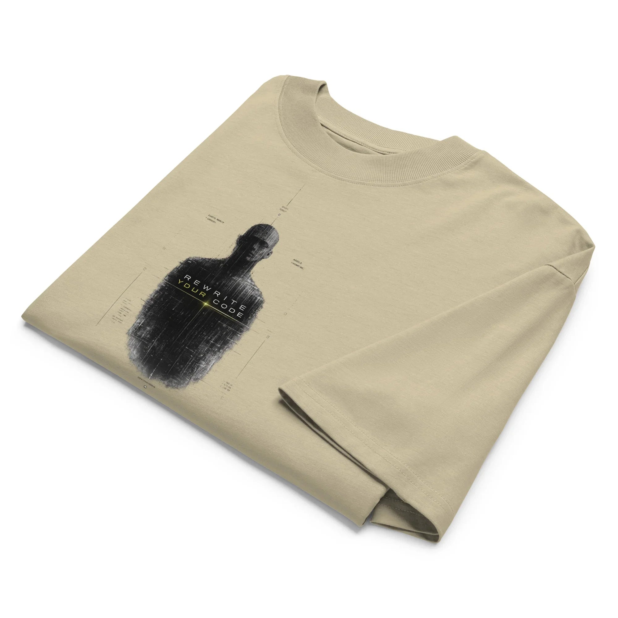 Oversized High Neck T-Shirt – PRIVÉ COLLECTIVE Black Statue