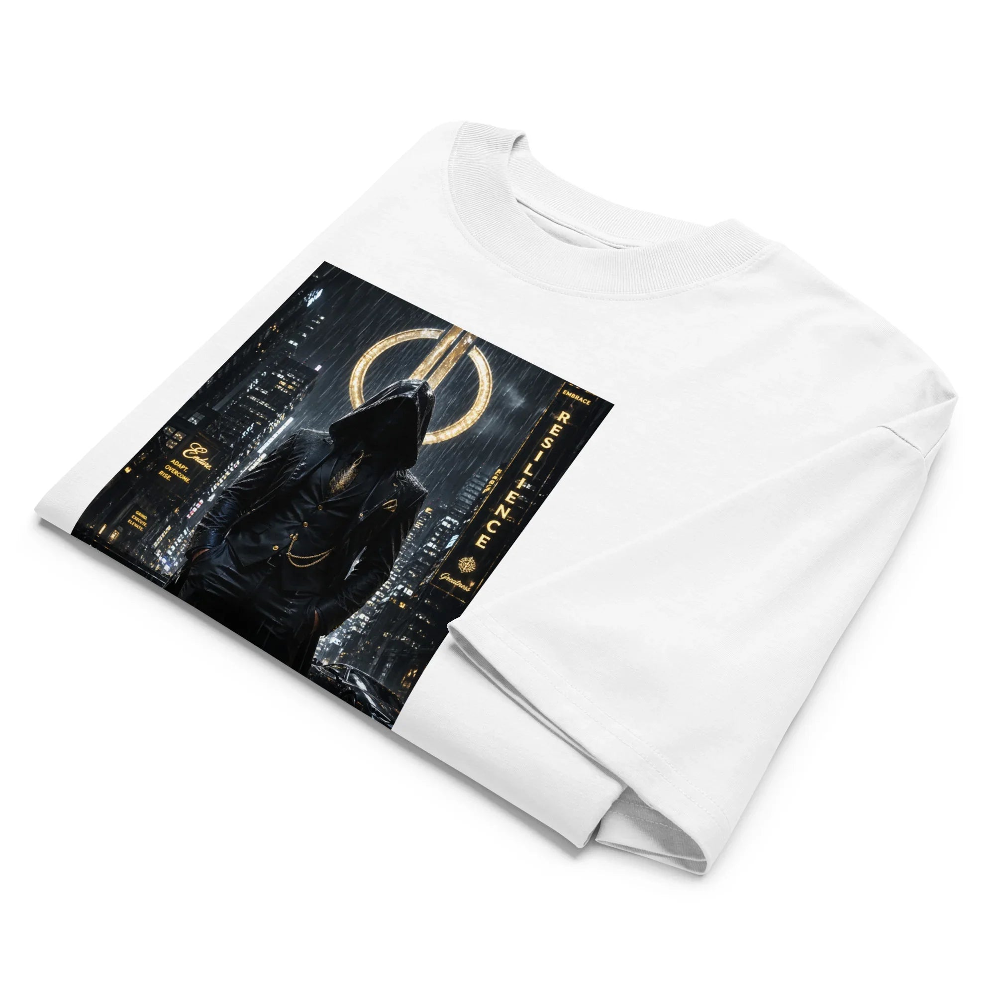 organic oversized high neck t-shirt Outlaw