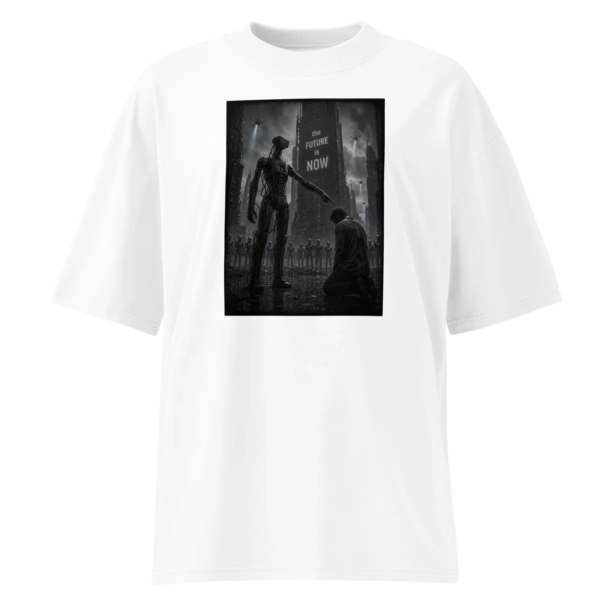 Oversized T-Shirt The Future is now PRIVE COLLECTIVE