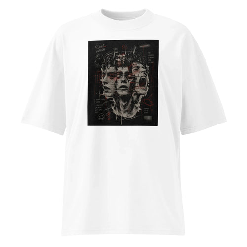 Oversized T-Shirt 3 Faces Abstrakt
