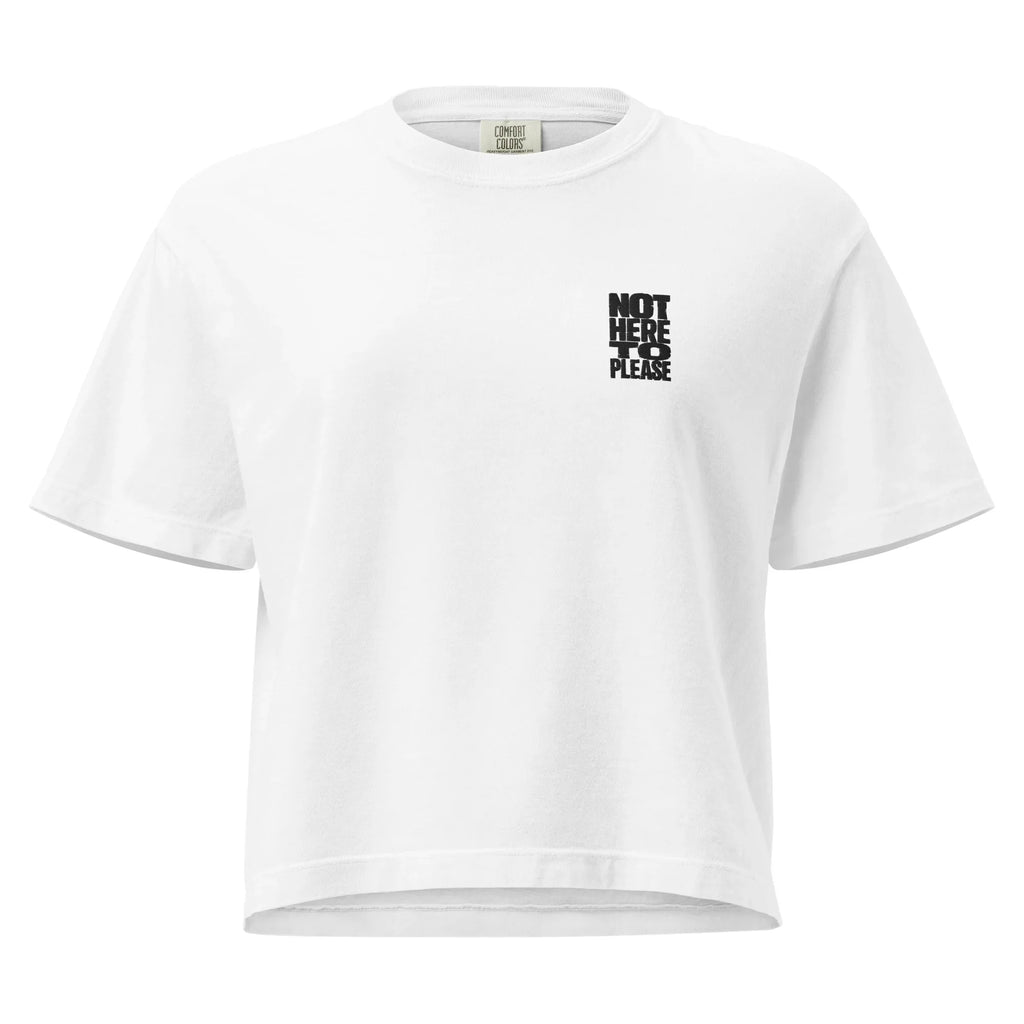 Women’s heavyweight boxy tee