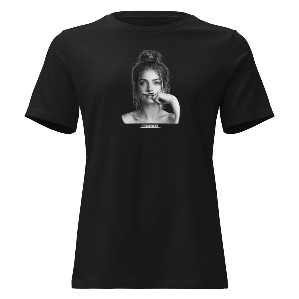 Relaxed T-Shirt – Mustache - PRIVE COLLECTIVE